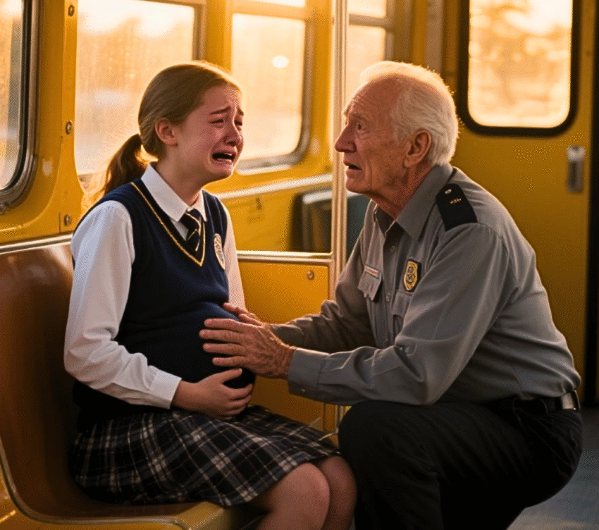 School Bus Driver Sees Girl Hiding Something Every Day — What He Finds Under Her Seat Leaves Him Frozen!…